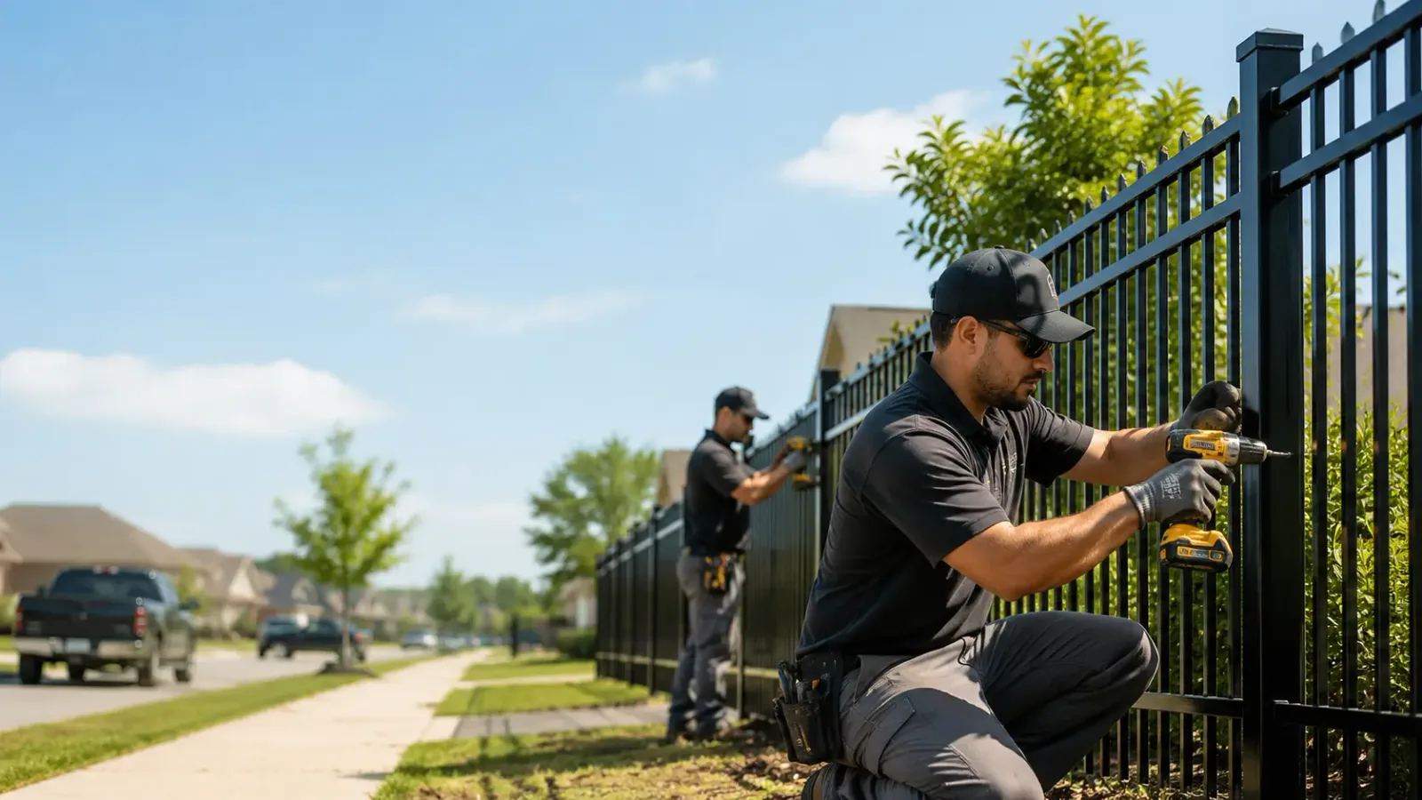 Metal Fence Installation in Herndon, WV